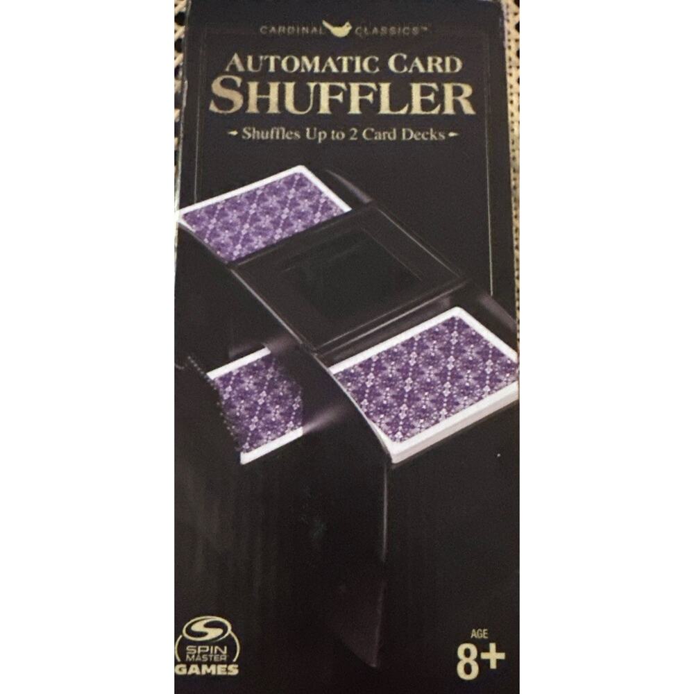Cardinal Classics Automatic Card Shuffler Battery Operated Shuffles 2 Decks